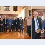 President Gilles Bonnet and Jean Moulin University Lyon 3 Delegation Visit the University of Athens