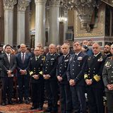 Αντιπροσωπεία Καθηγητών της Θεολογικής Σχολής του Ε.Κ.Π.Α. στην κοπή βασιλόπιτας της Ι. Συνόδου της Εκκλησίας της Ελλάδος και της Ι. Αρχιεπισκοπής Αθηνών.